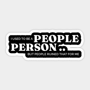 Funny People Person Sticker